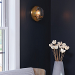 Бра округлой формы с многогранным стеклянным плафоном Hinkley варинант исполнения - 11 | Loft Concept в Брянске