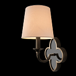 Бра с белым текстильным абажуром и фигурным основанием с зеркальной вставкой Vitorino варинант исполнения - 15 | Loft Concept в Брянске