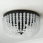 Потолочный светильник круглый с стеклянными бусинами Uniformity варинант исполнения - 3 | Loft Concept в Брянске