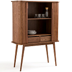 Буфет с двумя раздвижными дверцами Toinette Brown Wooden Cupboard варинант исполнения - 3 | Loft Concept в Брянске