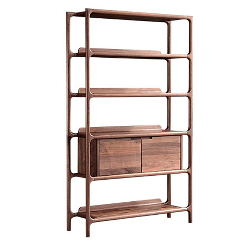 Стеллаж в гостиную для книг Moon Walnut Furniture Орех в Брянске | Loft Concept 