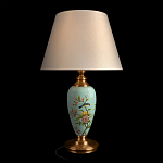 Настольная лампа голубая с изображением птиц Slip Away варинант исполнения - 2 | Loft Concept в Брянске