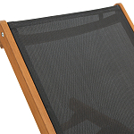 Шезлонг из текстиля и эвкалипта Power of Nature варинант исполнения - 5 | Loft Concept в Брянске