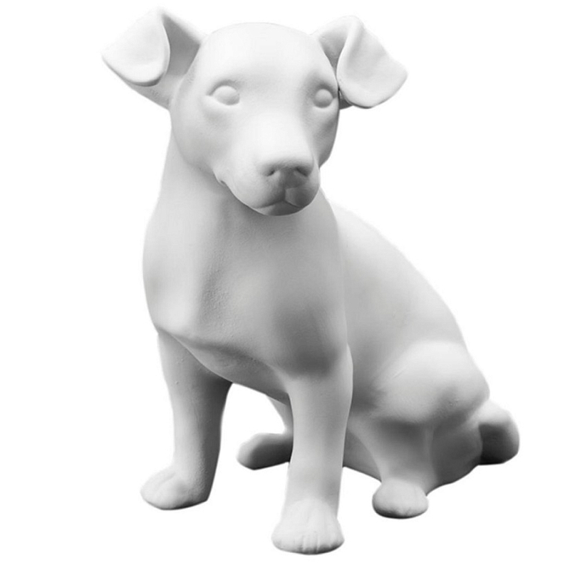 Статуэтка Jack Russel Bisc. Белый Статуэтка Jack Russel Bisc. Белый в Брянске | Loft Concept