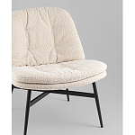 Кресло лаунж Tail молочный варинант исполнения - 2 | Loft Concept в Брянске