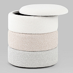 Пуф Three Colors в ткани букле из трех цветов  варинант исполнения - 3 | Loft Concept в Брянске