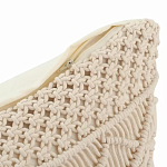 Чехол на подушку с макраме бежевого цвета Macrame варинант исполнения - 3 | Loft Concept в Брянске