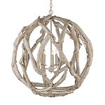 Люстра круглая в виде веток деревьев Natural Driftwood варинант исполнения - 1 | Loft Concept в Брянске