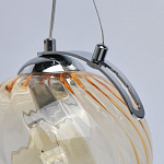 Подвесной светильник со стеклянном плафоном в форме бокала Kaleido варинант исполнения - 9 | Loft Concept в Брянске