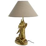 Настольная лампа с абажуром Дракон Golden Dragon Lamp Beige варинант исполнения - 2 | Loft Concept в Брянске
