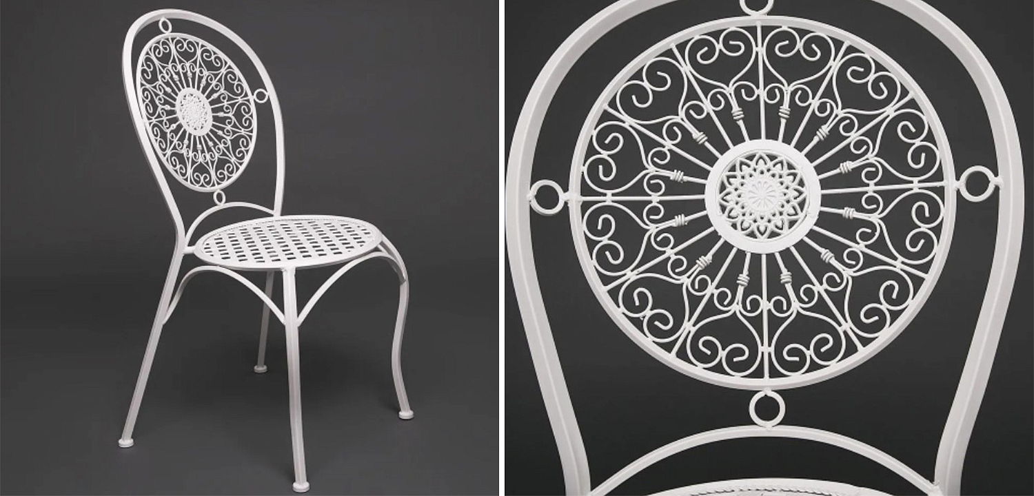Стул Forged Patterns Anita White Стул Forged Patterns Anita White - Loft-Concept в Брянске