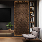 Гипсовая 3D панель с принтографией PM-50 варинант исполнения - 4 | Loft Concept в Брянске