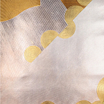 Обои ручная роспись в стиле Арт-деко Namban Colourway SC-290 on Deep Rich Gold gilded paper варинант исполнения - 2 | Loft Concept в Брянске