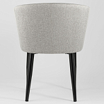 Мягкое кресло на металлических ножках Shaggy Grey варинант исполнения - 4 | Loft Concept в Брянске