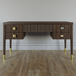 Письменный стол с 4-мя ящиками Elsa Dreams Walnut варинант исполнения - 5 | Loft Concept в Брянске