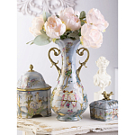 Ваза фарфоровая с попугаями Gaya варинант исполнения - 9 | Loft Concept в Брянске