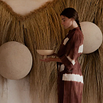 Большая дизайнерская Инсталляция из соломы RAFFIA Installation  варинант исполнения - 1 | Loft Concept в Брянске