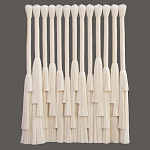 Декор на стену Белые Кисти Wall decor White Tassels варинант исполнения - 3 | Loft Concept в Брянске