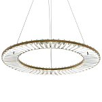 Кольцевая люстра с хрустальным декором Maude Crystal Chandelier варинант исполнения - 1 | Loft Concept в Брянске