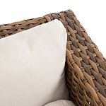 Трехместный садовый диван из плетеного пластика Matteo варинант исполнения - 2 | Loft Concept в Брянске