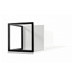 Полка навесная белая открытая Strict Lines  варинант исполнения - 4 | Loft Concept в Брянске