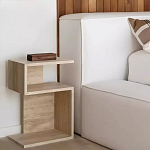 Дизайнерский журнальный стол фигурный с полками Gulip варинант исполнения - 2 | Loft Concept в Брянске