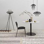 Торшер с трехъярусным плафоном из металлической сетки Metal Mesh Floor Lamp варинант исполнения - 2 | Loft Concept в Брянске