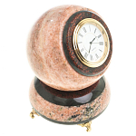 Часы настольные в виде шара из натурального камня Ball Stone Clock варинант исполнения - 2 | Loft Concept в Брянске