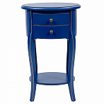 Синяя тумба на фигурных ножках Shelby варинант исполнения - 1 | Loft Concept в Брянске