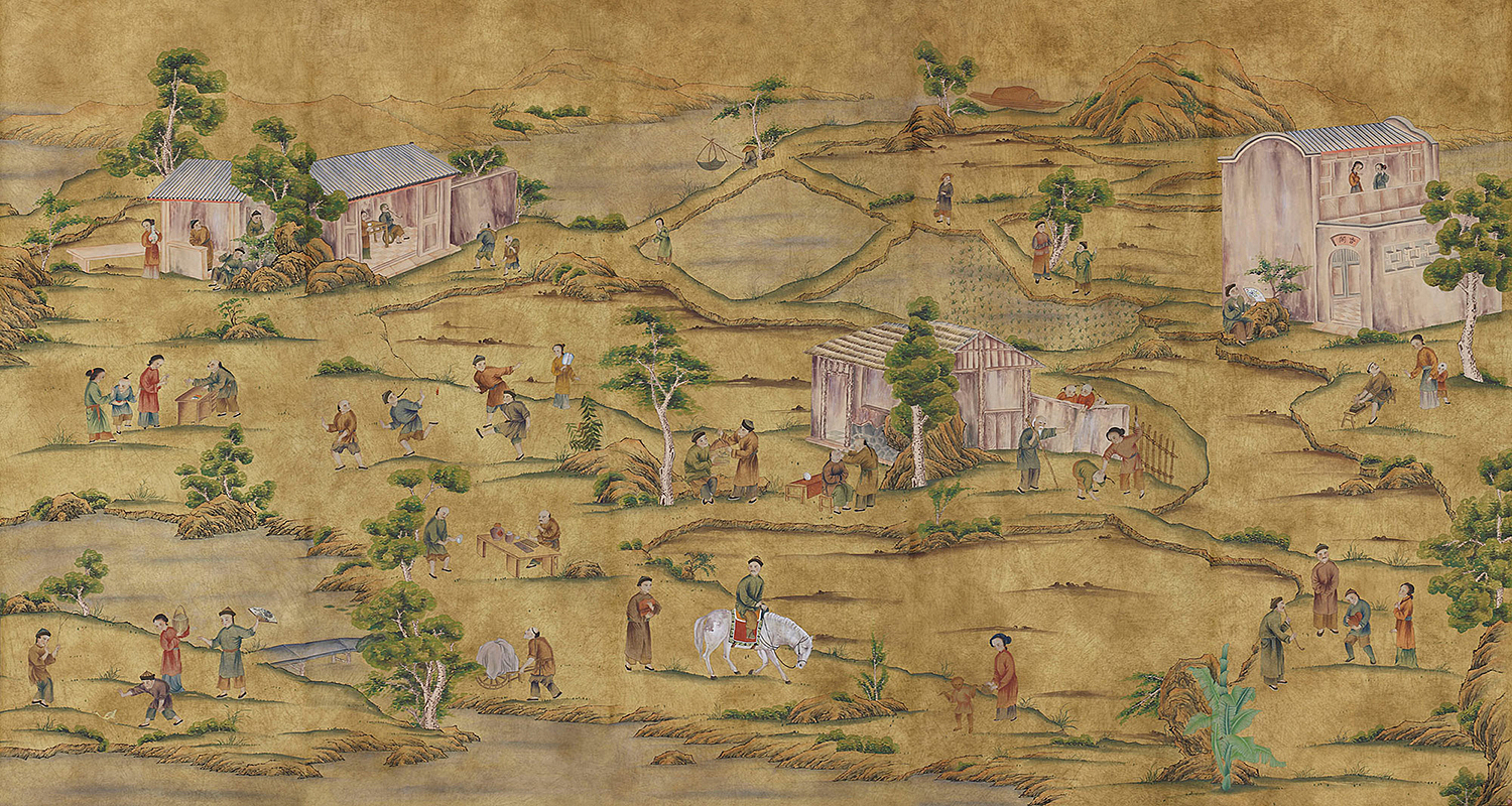 Обои ручная роспись Coutts Oak tobacco - Loft-Concept в Брянске