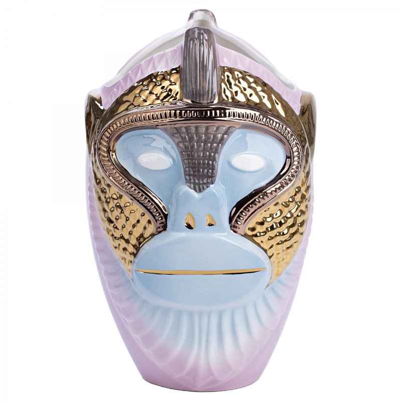Ваза Primates Kandti Decoration Белый Золотой Розовый пастельный Ваза Primates Kandti Decoration Белый Золотой Розовый пастельный в Брянске | Loft Concept