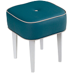 Квадратный мягкий пуф на белых ножках Winton Pouf Square варинант исполнения - 13 | Loft Concept в Брянске