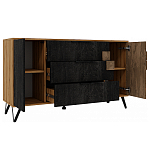 Комод с 3-мя ящиками и дверцей Stone Effect варинант исполнения - 4 | Loft Concept в Брянске