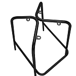 Барный стул со спинкой и подлокотниками на 4-х металлических ножках Douglas Rhombus Серый Велюр варинант исполнения - 6 | Loft Concept в Брянске