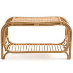 Скамья для прихожей из стеблей ротанга Willa Rattan Bench варинант исполнения - 3 | Loft Concept в Брянске