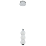 Подвесной светодиодный светильник Crystal Globule Hanging Lamp Chrome варинант исполнения - 2 | Loft Concept в Брянске