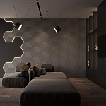 Гипсовая 3D Панель M-52 варинант исполнения - 1 | Loft Concept в Брянске