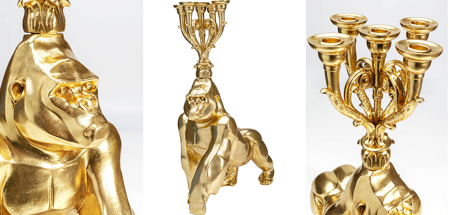 Подсвечник Golden Gorilla Подсвечник Golden Gorilla - Loft-Concept в Брянске