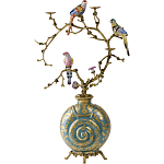 Бронзовый подсвечник Птичий рай Flora варинант исполнения - 1 | Loft Concept в Брянске