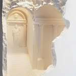 Встраиваемый в стену гипсовый светильник под покраску в античном стиле Antiquity Athena варинант исполнения - 9 | Loft Concept в Брянске