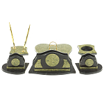 Настольный письменный набор из змеевика из 7-ми элементов Successful Leader варинант исполнения - 3 | Loft Concept в Брянске