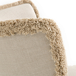 Кресло с декором бахрома Linen Fringe Chair Beige варинант исполнения - 5 | Loft Concept в Брянске