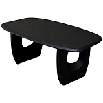 Кофейный стол из массива акации Veras Coffee Table Black варинант исполнения - 1 | Loft Concept в Брянске