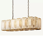 Люстра с абажуром из прямоугольных мраморных панелей Calling to Shine варинант исполнения - 3 | Loft Concept в Брянске