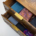 Прикроватная тумба с фактурным фасадом Termite варинант исполнения - 5 | Loft Concept в Брянске