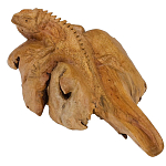 Статуэтка из дерева игуана Animals of the World варинант исполнения - 4 | Loft Concept в Брянске