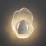 Бра с рельефным волнообразным стеклянным плафоном и вставкой из мрамора Liquid Stone варинант исполнения - 9 | Loft Concept в Брянске