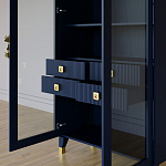 Дизайнерский шкаф витрина Elsa Dreams Blue с 4-мя ящиками варинант исполнения - 8 | Loft Concept в Брянске