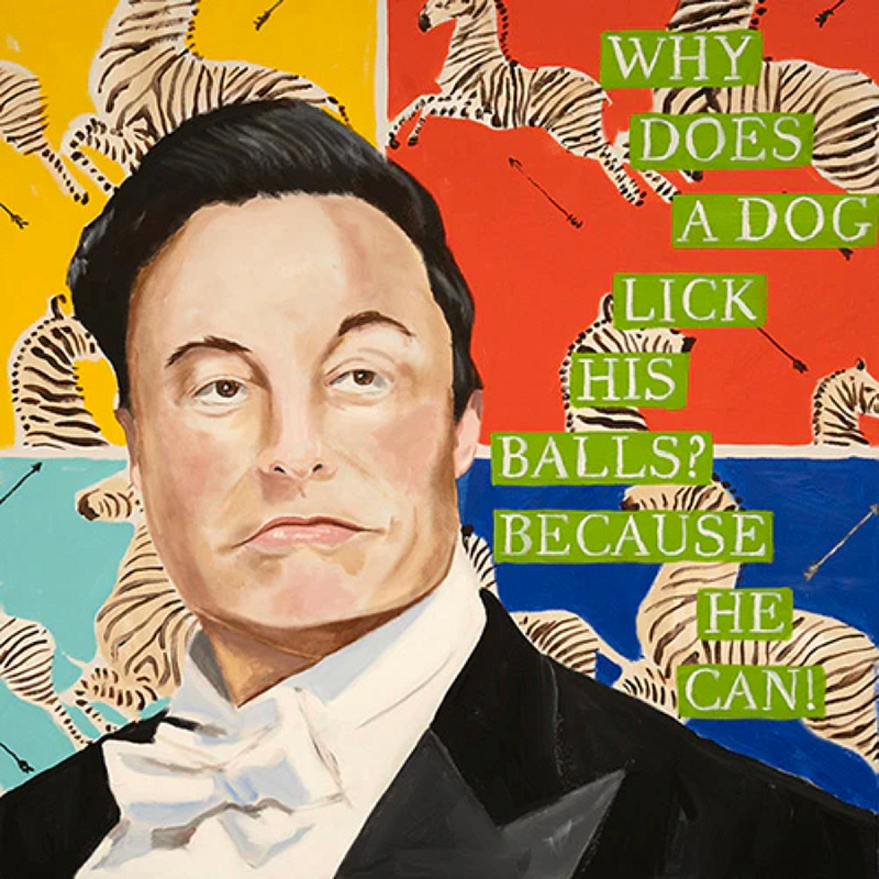 Картина Elon Musk: Because He Can Мульти в Брянске | Loft Concept 