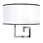 Бра с белым овальным абажуром с черной окантовкой Natural Concepts варинант исполнения - 1 | Loft Concept в Брянске